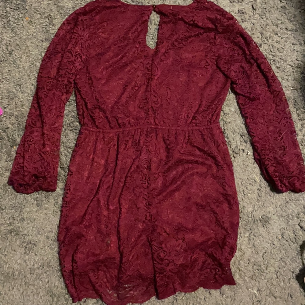 Maurices red romper